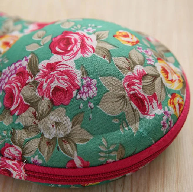 Women's Embroidered Ethnic Floral Clutch Bag & Bra Travel Case Embroidered Clutch Bag Richie's