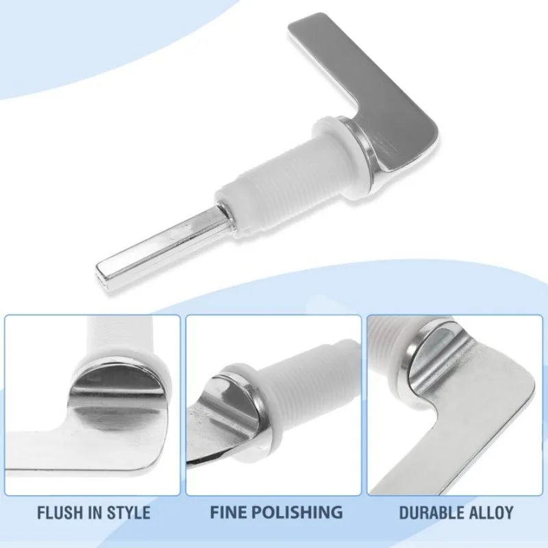 Universal Toilet Tank Flush Handle Lever – Chrome Finish Toilet Flush Handle Richie's