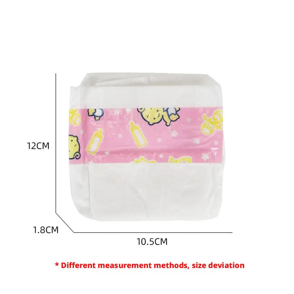 10Pcs Reborn Baby Doll Diapers Pretend Play Accessories 14-18" Doll Accessories Richie's