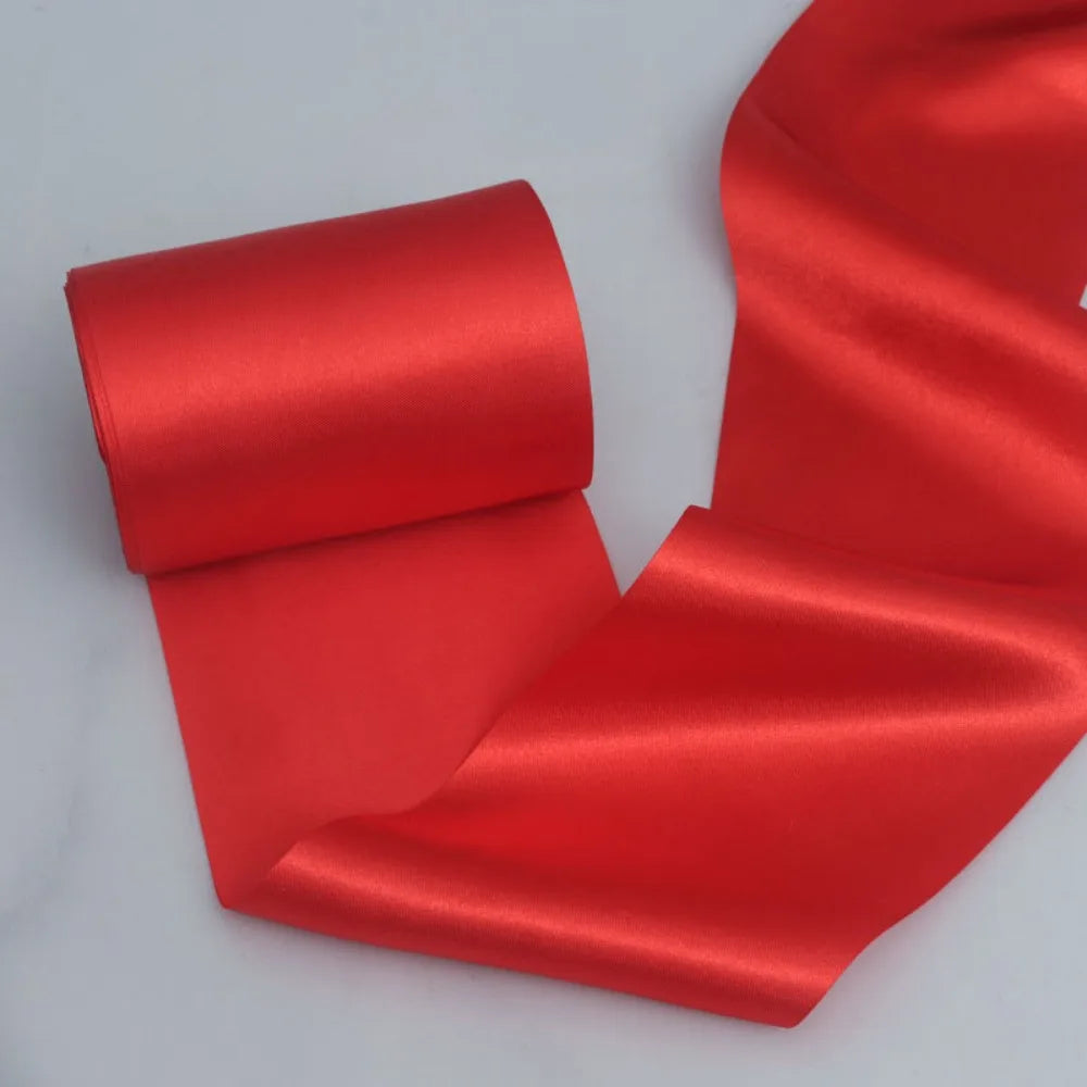 15cm Wide Satin Ribbon 20m Roll – Multicolor DIY Crafts Satin Craft Ribbon Richie's Red L
