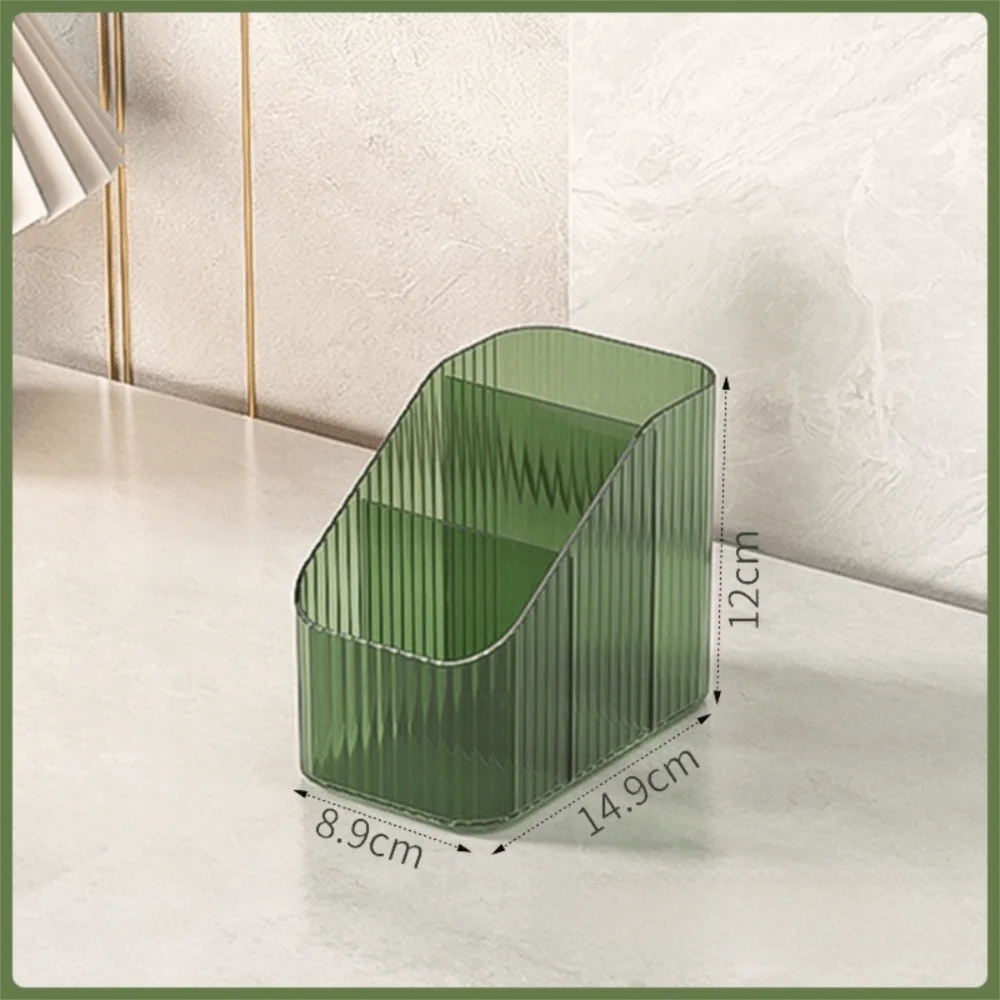Transparent Acrylic Makeup Organizer – 3/4 Grid Storage Box Makeup Storage Organizer Richie's Green-3 Grids