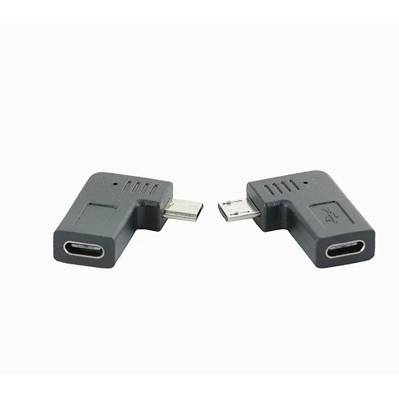 90° USB-C to Micro USB OTG Adapter – 2A Fast Charging, 480Mbps USB OTG Adapter Richie's