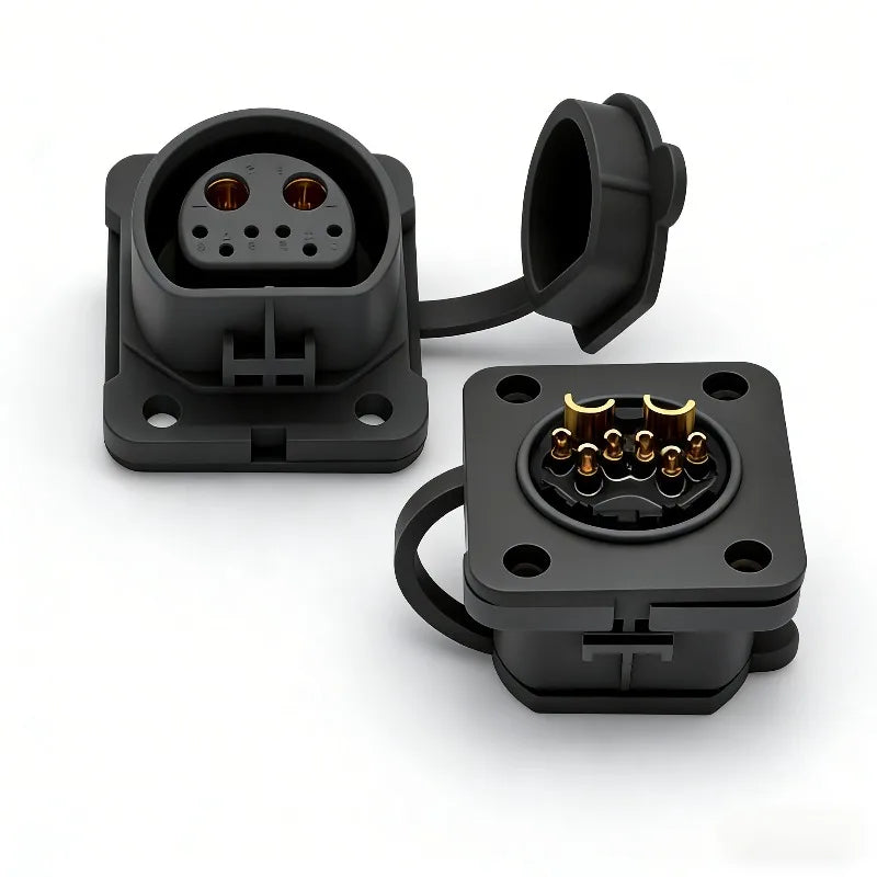 Iron Tower M28 Male Elbow EV Charging Waterproof Connector EV Charging Connector Richie's