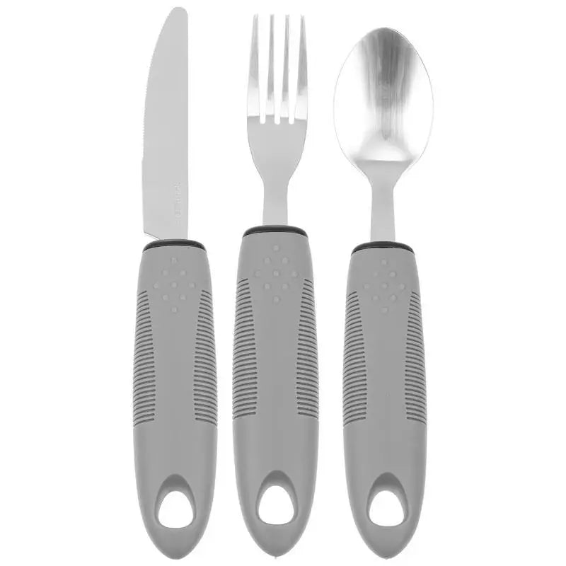 Adaptive Utensils Set – Bendable Spoon, Fork & Knife Kit Adaptive Cutlery Set Richie's 3pcs a set