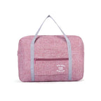 Foldable Waterproof Oxford Travel Bag – Large Capacity Unisex Foldable Travel Bag Richie's Pink