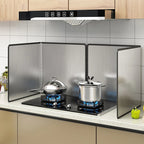Foldable Stainless Steel Oil Splatter Guard for Stovetop Stovetop Splatter Guard Richie's