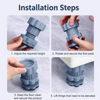 Anti-Vibration Washing Machine Foot Pads – Adjustable Anti-Slip Appliance Foot Pad Richie's