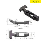 Flexible T-Handle Rubber Draw Latch – Cooler, Boat & Tool Box Rubber Draw Latch Richie's A78-7