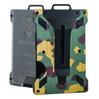 Aluminum Alloy RFID Blocking ID Badge Holder with Back Clip ID Badge Holder Richie's Jungle Camo