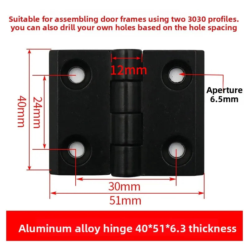 Aluminum Gun Stock Hinges 2020/3030/4040/5050 – Doors & Cabinets