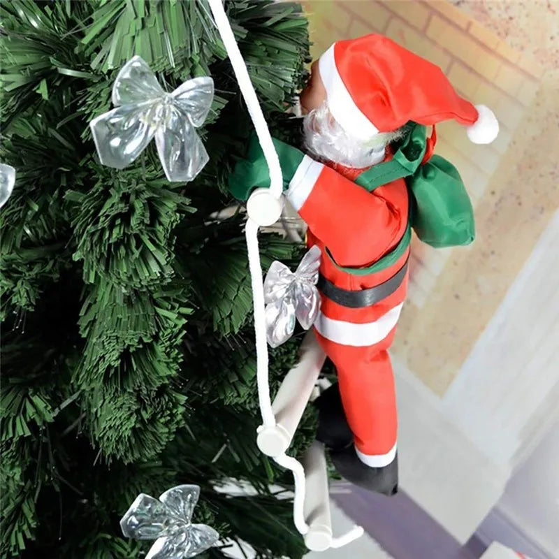 Santa Claus Climbing Ladder Christmas Hanging Decoration Doll Christmas Hanging Decoration Richie's