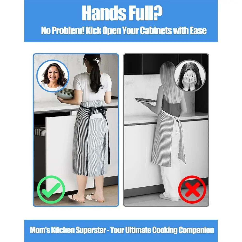 Hands-Free Cabinet Foot Pull Bracket | Carbon Steel Touchless Cabinet Foot Pull Richie's