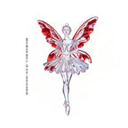 2D Acrylic Ballerina Angel Christmas Hanging Pendant Ornament Christmas Ornament Richie's 2
