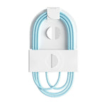 60W PD USB-C to USB-C Nylon Braided Cable – 6 Colors | FUCHU USB-C Charging Cable Richie's Blue 1M