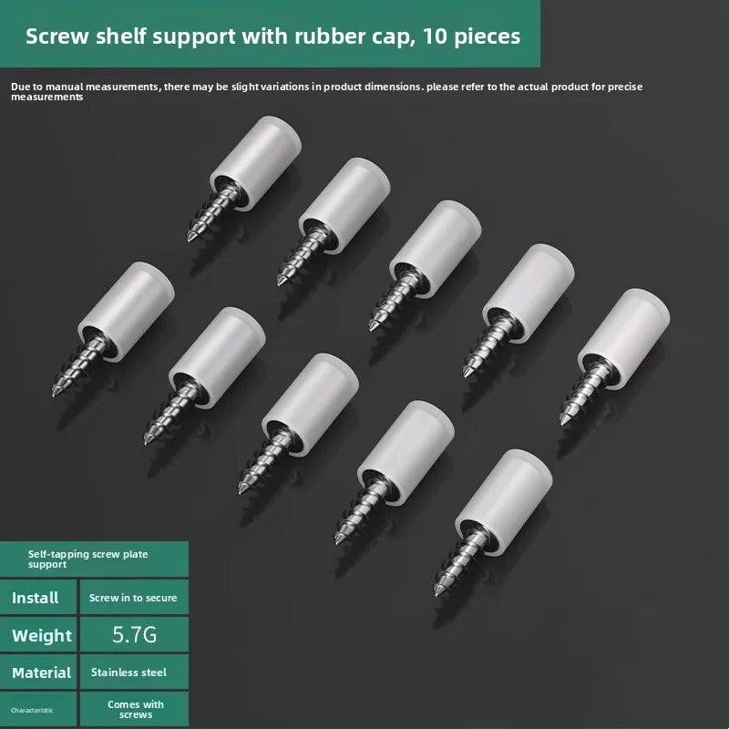 Self-Tapping Shelf Support Screws M3×4 for Cabinets & Wardrobes Self-Tapping Screws Richie's 10pcs