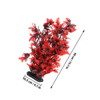 40cm Red Leaf Artificial Aquarium Plant | Realistic Fish Tank Decor Artificial Aquarium Plant Richie's