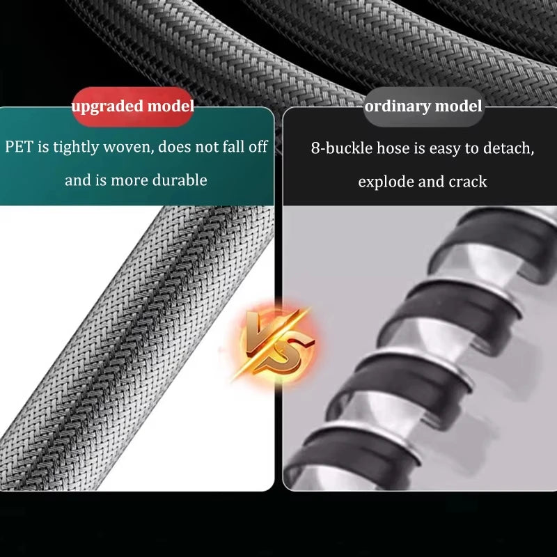 Anti-Kink Braided Shower Hose G1/2 Flexible Water Pipe Shower Hose Richie's