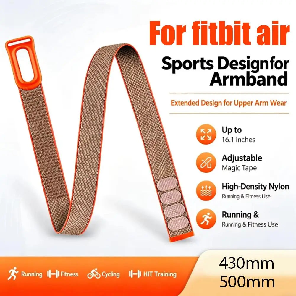 Fitbit Air Armband – Woven Nylon Bicep & Ankle Sport Strap Fitness Tracker Armband Richie's