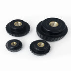 5pcs Knurled Plastic Adjustment Knobs M3–M8 with Brass Nut Insert Knurled Adjustment Knobs Richie's