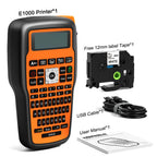 MarkDomain E1000 Pro Industrial Label Maker | TZe Tape Compatible Industrial Label Maker Richie's