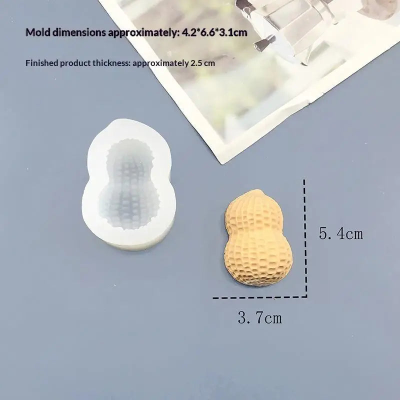 Peanut Silicone Mold – Non-Stick Baking & Candle Making Silicone Baking Mold Richie's A1