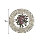 Embroidery Lace Coasters Set of 5 – Fabric Table Mats Fabric Coasters Set Richie's