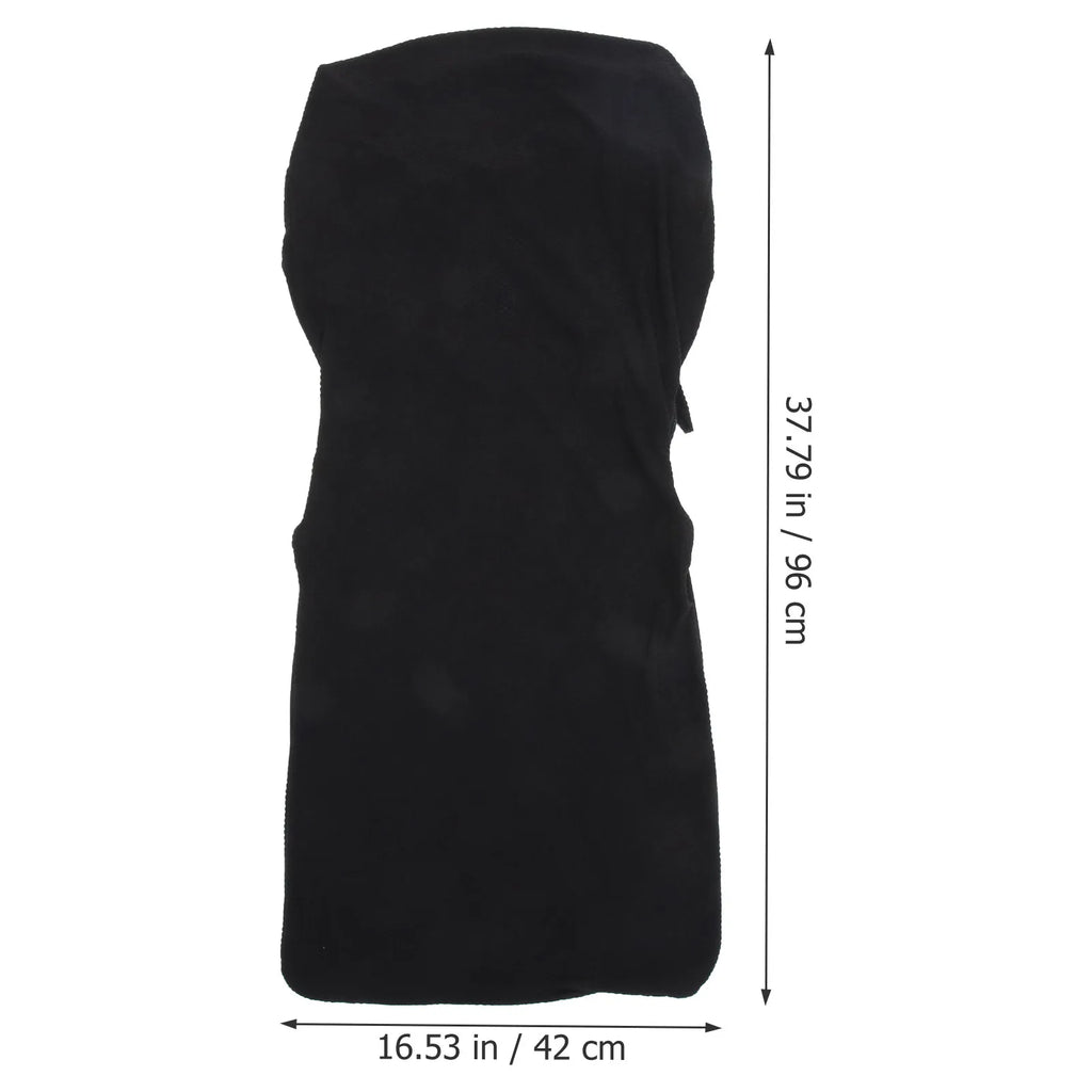 Elastic Office Chair Slipcover Size M Black – Stretch Fit Chair Slipcover Richie's 96X42X1CM