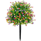 Artificial Camellia Flower Garden Stake 45x32cm | Indoor & Outdoor Artificial Garden Stake Richie's A5