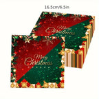 40pcs Christmas Paper Napkins Snowflake Holiday Party Décor Christmas Paper Napkins Richie's 40pcs