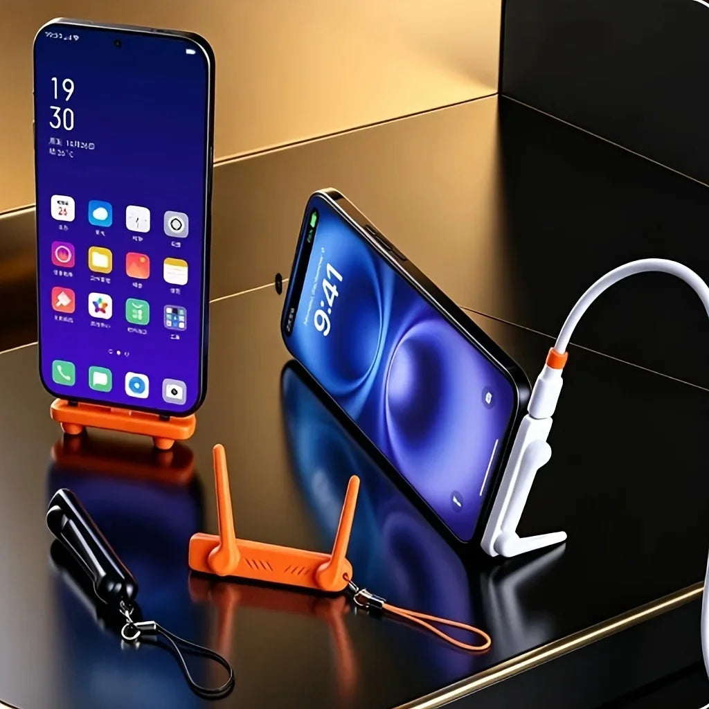 360° Rotating Phone Stand with 100W Type-C Fast Charging Cable Phone Charging Stand Richie's