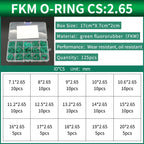 NBR Silicone FKM O-Ring Repair Kit – 1.8mm & 2.65mm Gasket Set O-Ring Repair Kit Richie's 91-FG-BW125M