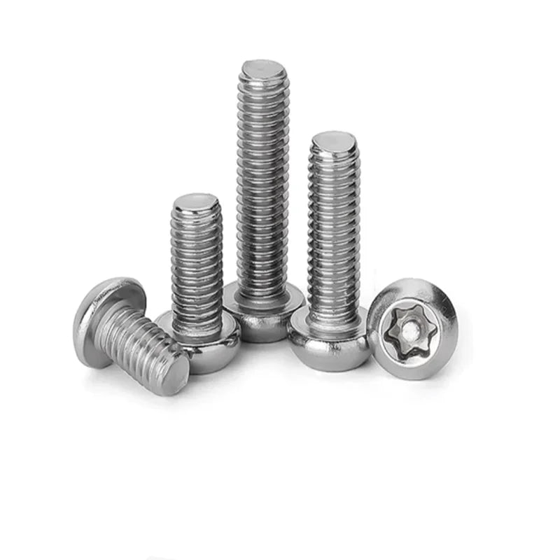 304 Stainless Torx Security Screws M2–M8 Pan Head Machine Bolt Security Machine Screws Richie's