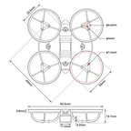 BETAFPV Air65 II 65mm 1S Brushless Whoop Frame | FPV Racing FPV Drone Frame Richie's