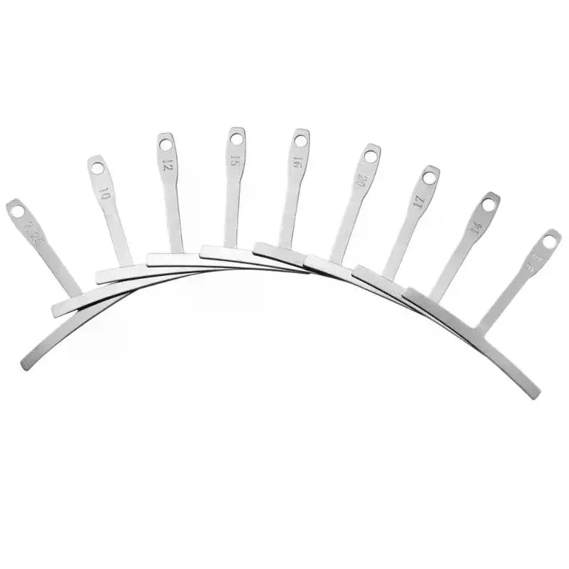 9-Piece Stainless Steel Guitar Radius Gauge Set – Luthier Tool Guitar Luthier Tool Richie's