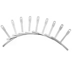 9-Piece Guitar Radius Gauge Set – Stainless Steel Luthier Tool Guitar Luthier Tool Richie's