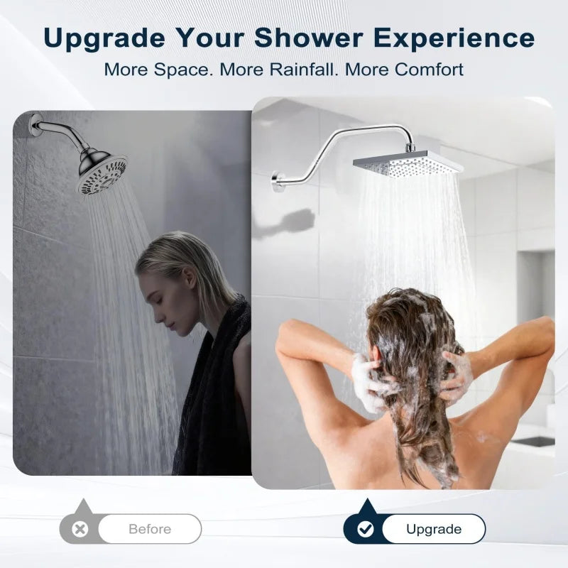 Stainless Steel Wall-Mount Shower Arm Extension | Richie's Shower Arm Extension Richie's