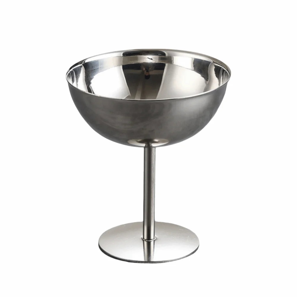 Stainless Steel Ice Cream Bowls – Multi-Size Silver & Gold Stainless Steel Bowl Richie's Silver-2-L