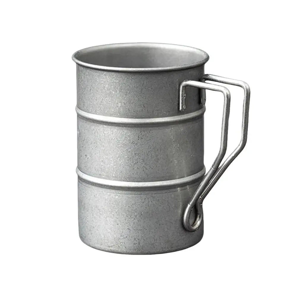 Retro Stainless Steel Mug 380/500ml – Camping & Picnic Cup Stainless Steel Mug Richie's