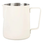 304 Stainless Steel Milk Frothing Pitcher – Latte Art Cup 350ml Milk Frothing Pitcher Richie's 350ml White