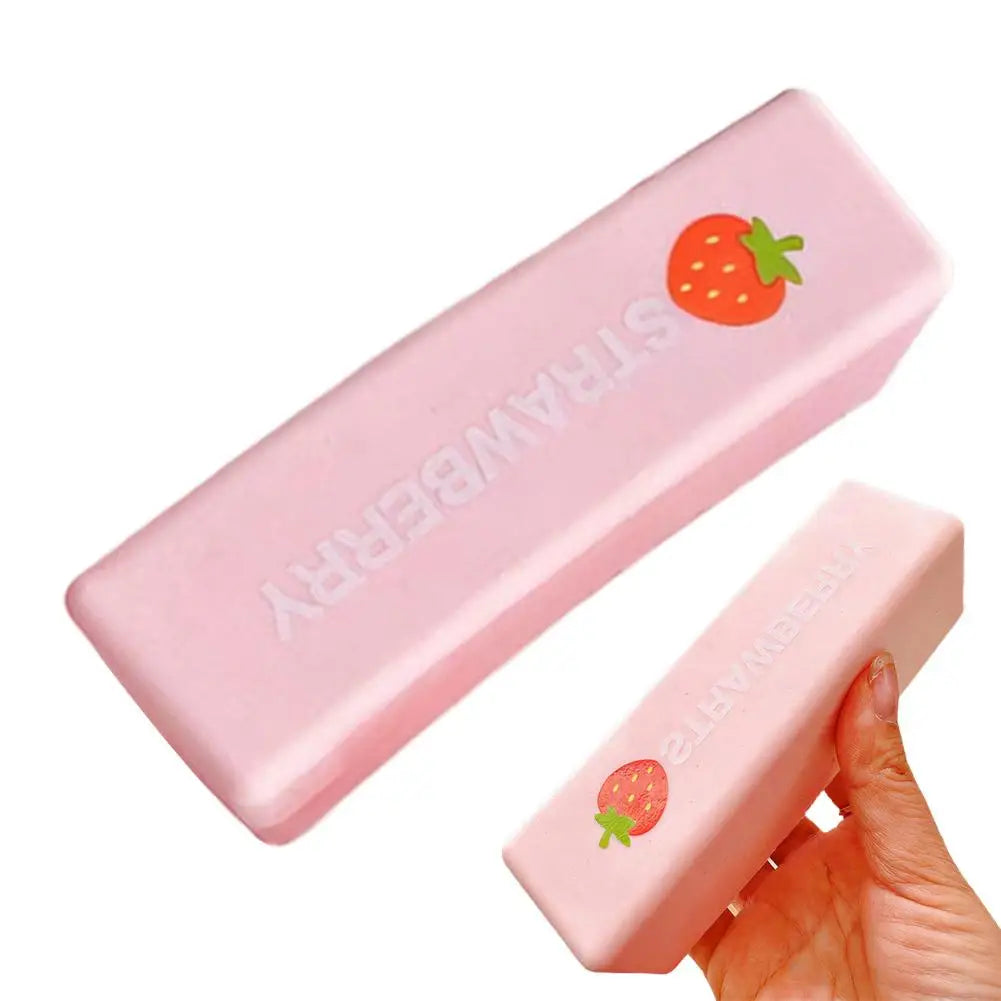 Strawberry Milk Stick Sensory Fidget Squeeze Toy – Silicone Sensory Fidget Toy Richie's Pink