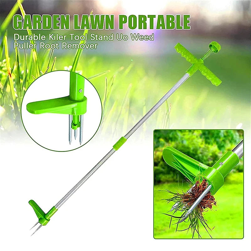 TOTNEND Long Handle Weed Remover – Garden Root Puller Tool Garden Weed Puller Richie's