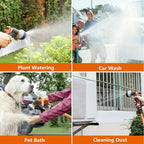 8-Pattern High-Pressure Garden Hose Spray Gun Adjustable Nozzle Garden Hose Nozzle Richie's