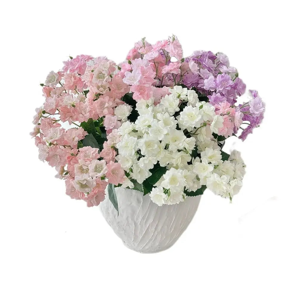 Artificial Jasmine Silk Flower Branch | Multicolor Faux Floral Artificial Flower Branch Richie's