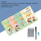 Reusable Magic Practice Copybook for Kids – English Writing Kids Practice Copybook Richie's 16pcs set
