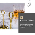 Round Photo & Memo Clip Stand – Desktop Card Note Holder Desktop Card Holder Richie's