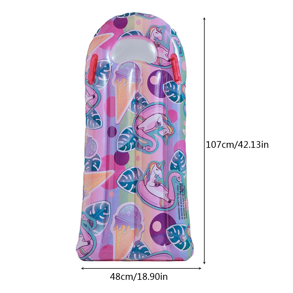Kids Inflatable Floating Surfboard Pool Lounger | VAKIND Kids Pool Float Richie's Style 1 107x48cm