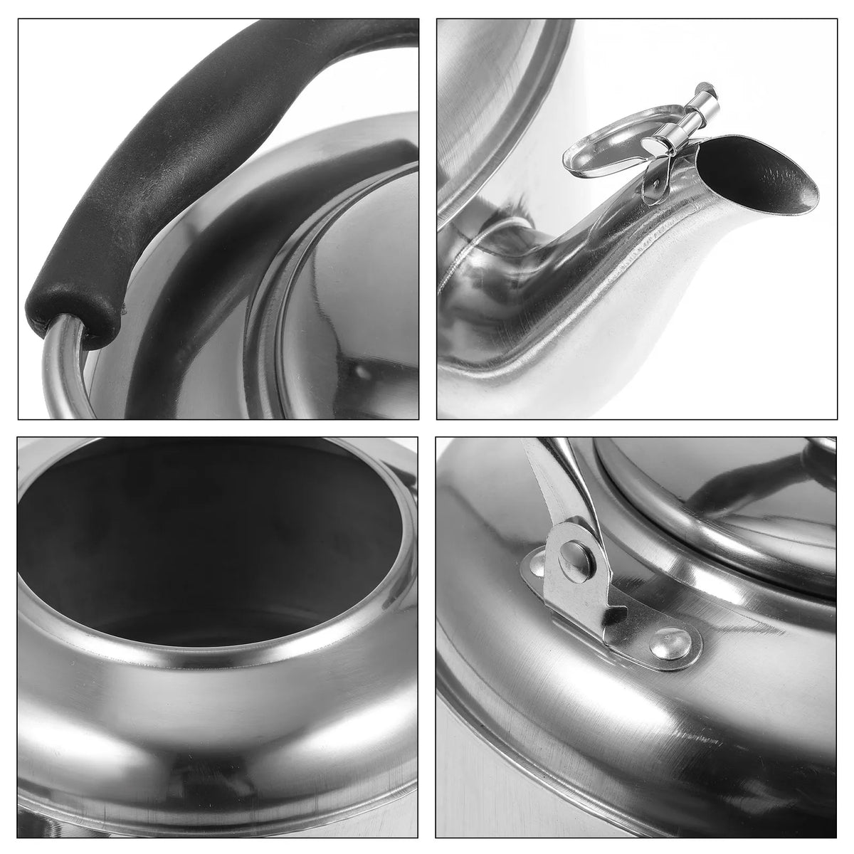 4L Stainless Steel Whistling Tea Kettle – Gas & Induction Stove Stovetop Whistling Kettle Richie's