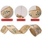 Gold Christmas Tree Ribbon – DIY Fabric Bow & Swirl Décor Christmas Ribbon Richie's