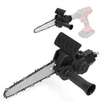 Electric Drill to Chainsaw Kit – 4 & 6 Inch Conversion Set Chainsaw Drill Attachment Richie's