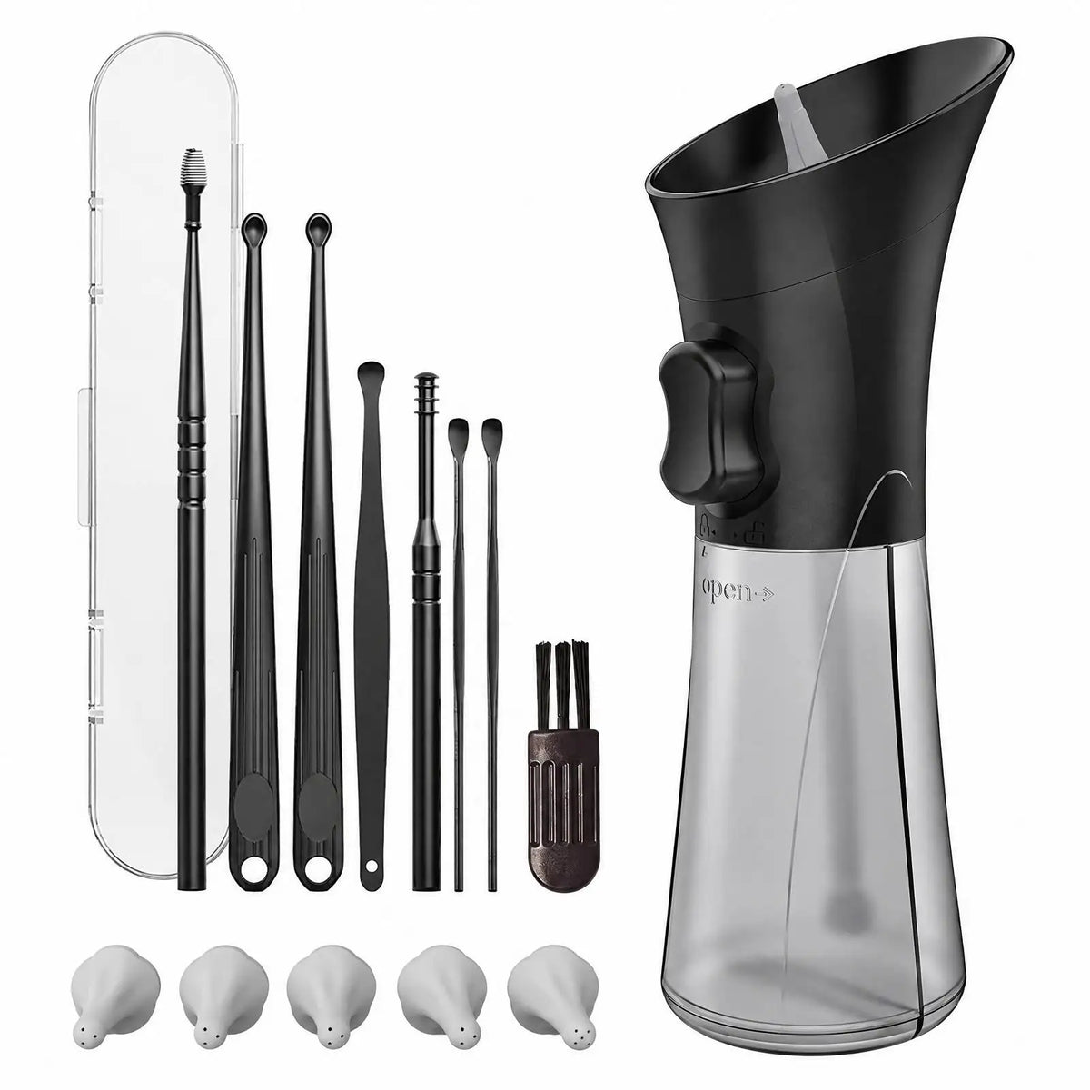 Manual Ear Irrigation Kit with Camera & Silicone Tips Ear Irrigation Kit Richie's Q2